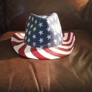Patriotic cowboy hat